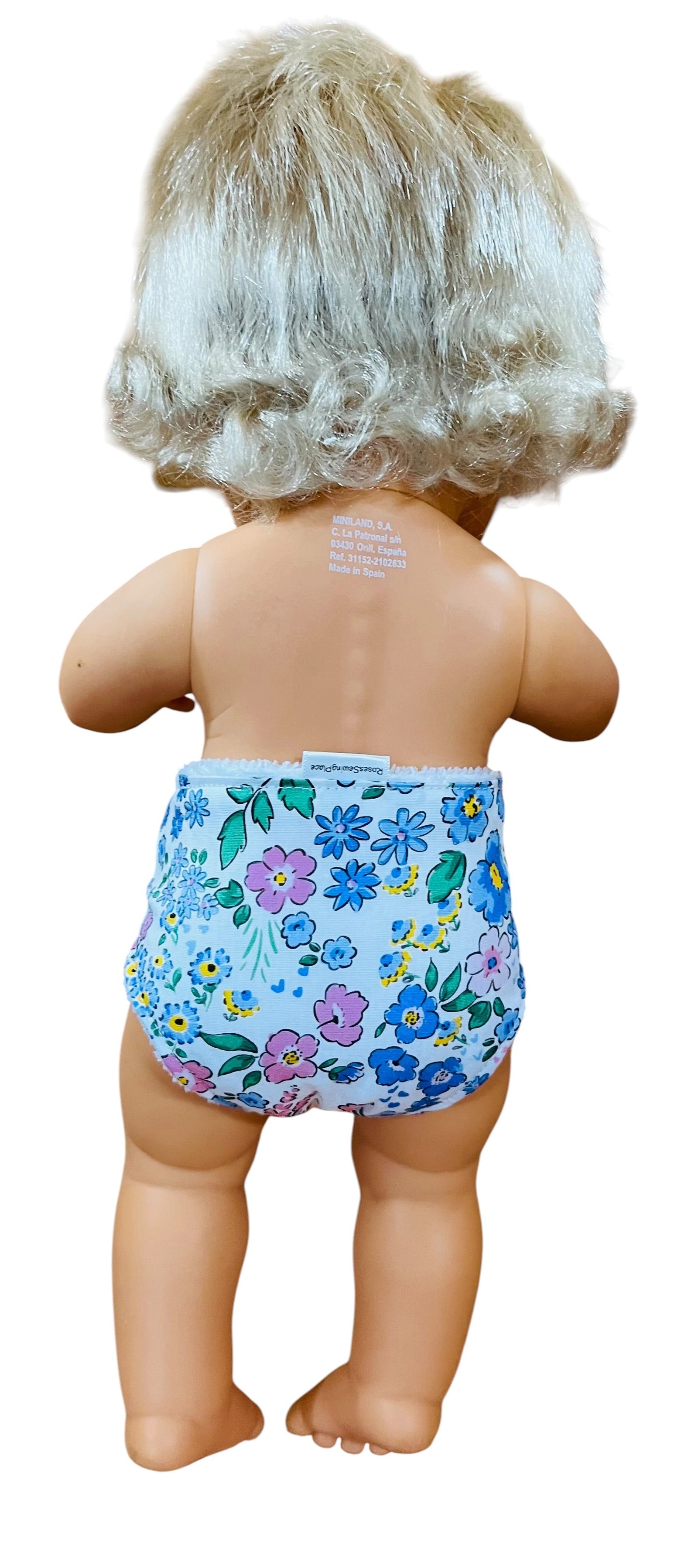 Priscilla Doll Nappy. Fits 38cm MiniLands Doll - Image 5