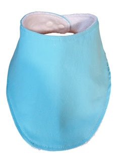 Pale Blue Dribble Bib for Baby / Toddler - Image 3