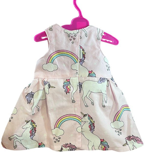 Unicorn Daydreams Dolls Dress. Suits 43cm doll (as shown) - Image 3