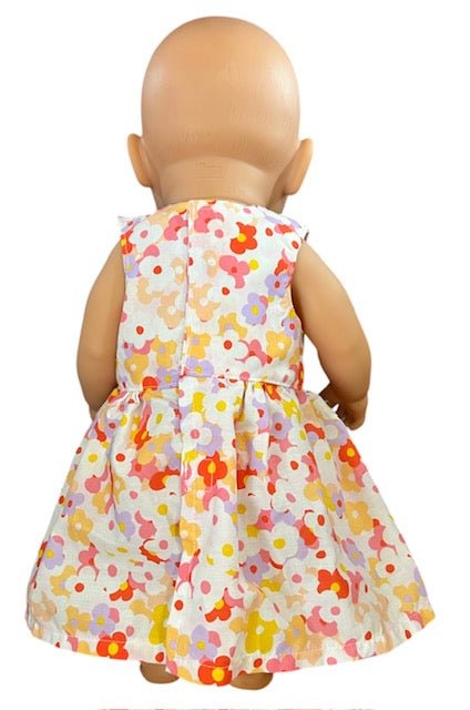 Spring Blossom Dolls Dress. Suits 43cm doll (as shown) - Image 7