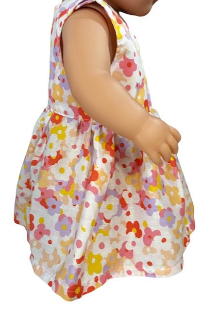 Spring Blossom Dolls Dress. Suits 43cm doll (as shown) - Image 5