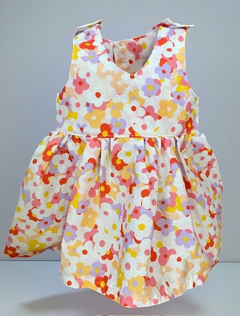 Spring Blossom Dolls Dress. Suits 43cm doll (as shown) - Image 2