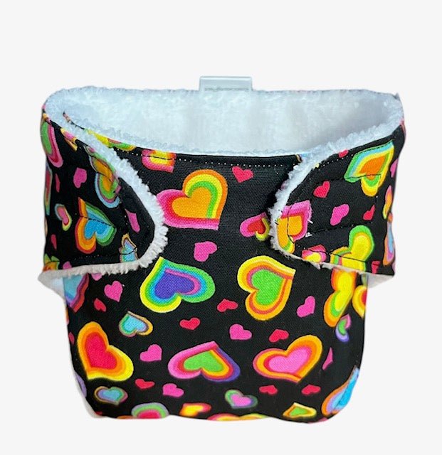 Happy Hearts Doll Nappy. Fits 43cm doll (as shown) - Image 6