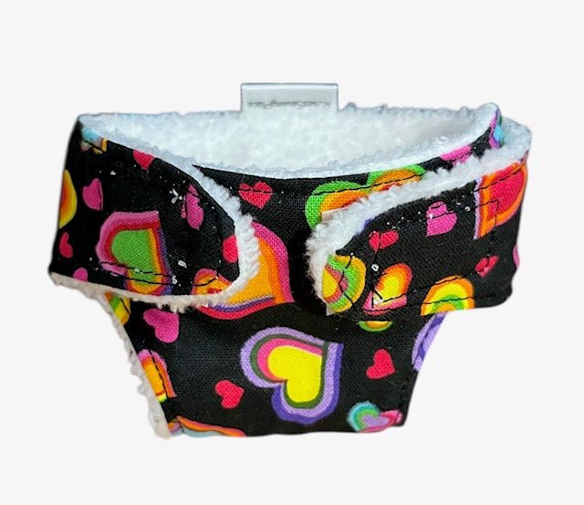 Happy Hearts Doll Nappy. Fits 22cm Doll (as shown) - Image 6