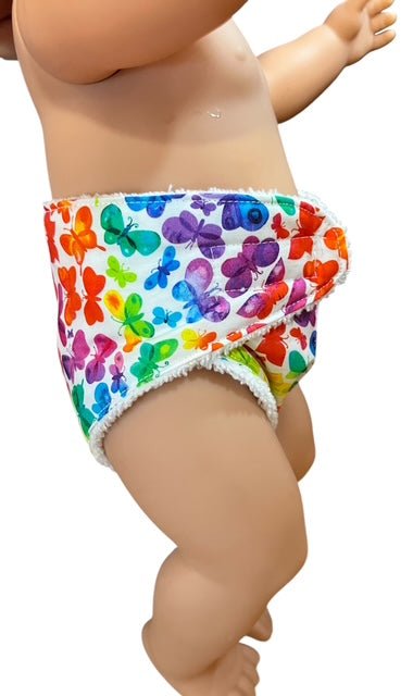 Butterfly Kisses Nappy. Fits 43cm doll (as shown)0 - Image 4