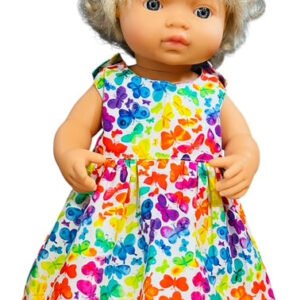 Butterfly Kisses Doll Dress. Fits 38cm Minilands doll