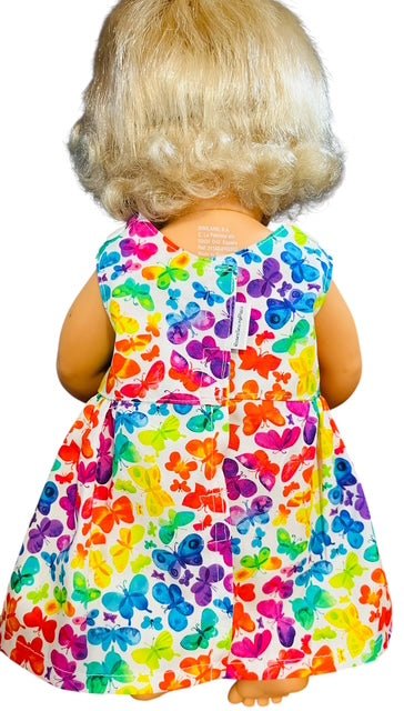 Butterfly Kisses Doll Dress. Fits 38cm Minilands doll - Image 4