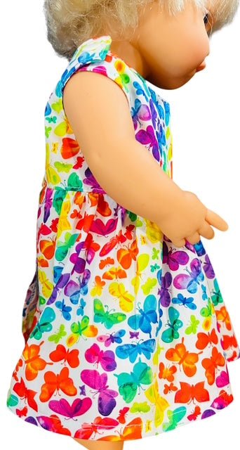 Butterfly Kisses Doll Dress. Fits 38cm Minilands doll - Image 6