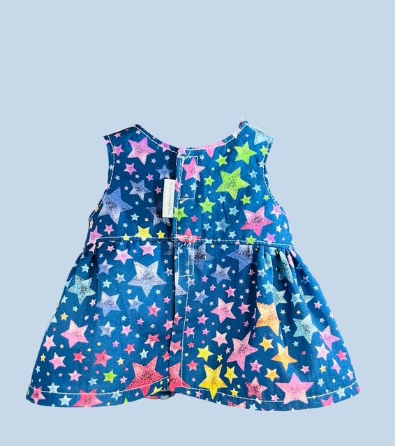 Twinkle Star Party Doll Dress. Fits 32cm MiniLands doll (as shown) - Image 6