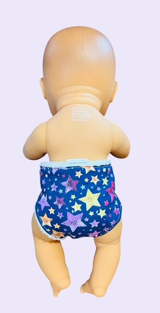 Twinkle Star Party Doll Nappy. Fits 32cm MiniLand doll (as shown) - Image 3