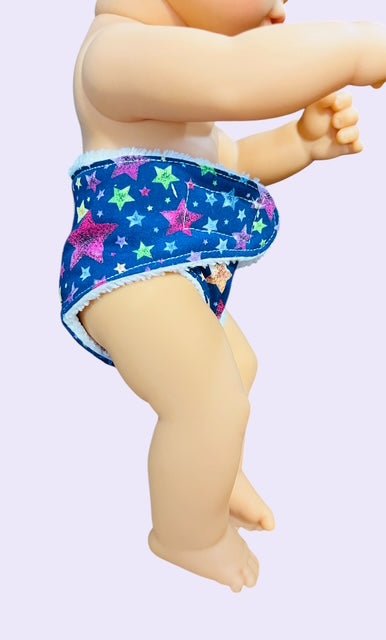 Twinkle Star Party Doll Nappy. Fits 32cm MiniLand doll (as shown) - Image 4