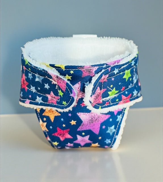 Twinkle Star Party Doll Nappy. Fits 32cm MiniLand doll (as shown) - Image 2