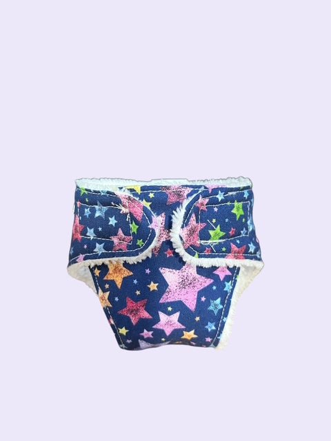 Twinkle Star Party Doll Nappy. Fits 32cm MiniLand doll (as shown) - Image 7