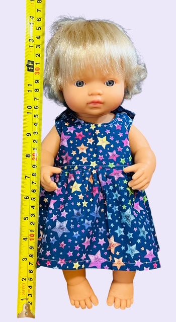 Twinkle Star Party Doll Dress. Fits 38cm MiniLand Doll (as shown) - Image 6