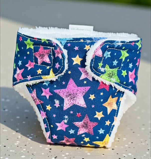 Twinkle Star Party Doll Nappy. Fits 38cm MiniLands doll (as shown) - Image 2