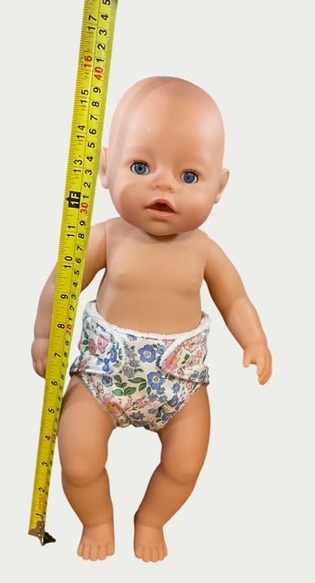 Priscilla Doll Nappy. Fits 43cm Baby Born Doll (as shown) - Image 6