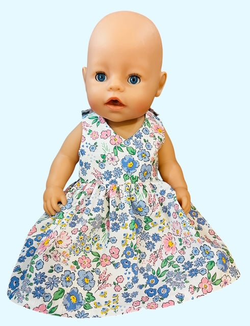 Priscilla Doll Dress. Fits 43cm Baby Born Doll (as shown). - Image 6