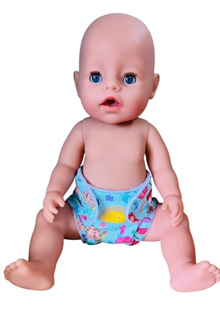 Enchanted Playtime Doll Nappy. Fits 43cm Baby Born Doll (as shown) - Image 5