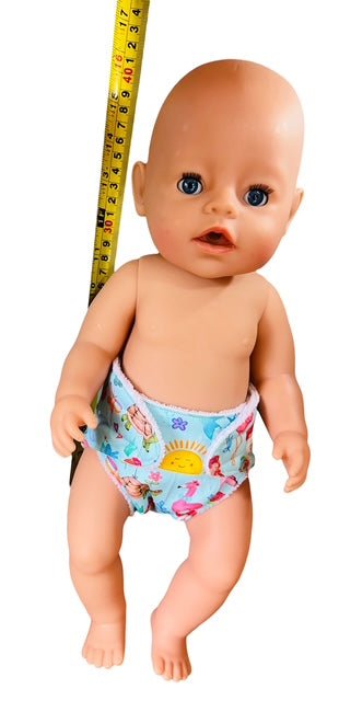 Enchanted Playtime Doll Nappy. Fits 43cm Baby Born Doll (as shown) - Image 6