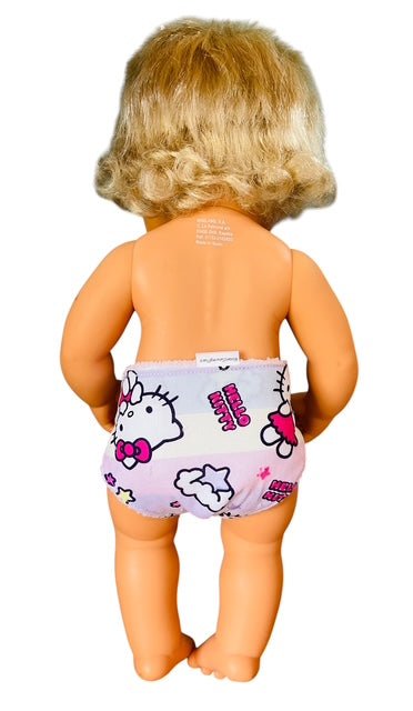 Whisker Pink doll Nappy. Fits 38cm Mini Lands Doll. (as shown) - Image 3