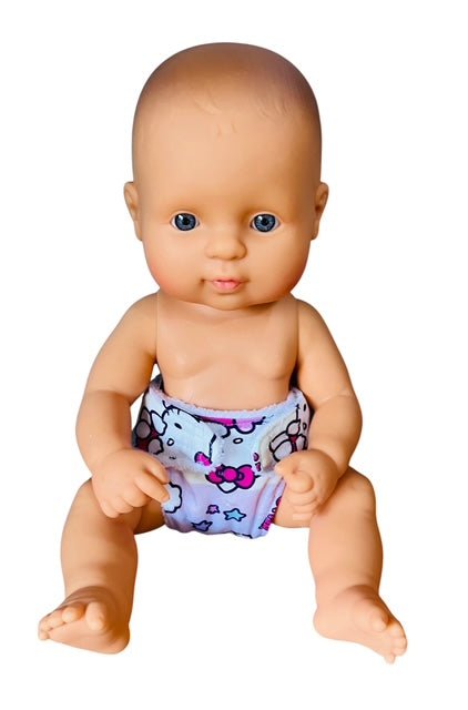 Whisker Pink Dolls Nappy. Fits 32cm Mini Lands Doll. (as shown) - Image 5