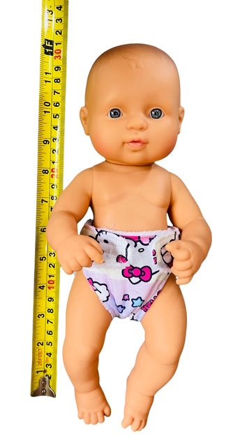 Whisker Pink Dolls Nappy. Fits 32cm Mini Lands Doll. (as shown) - Image 6