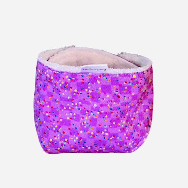Confetti Purple Doll nappy. Fits 38cm Minilands Doll (as shown). - Image 7