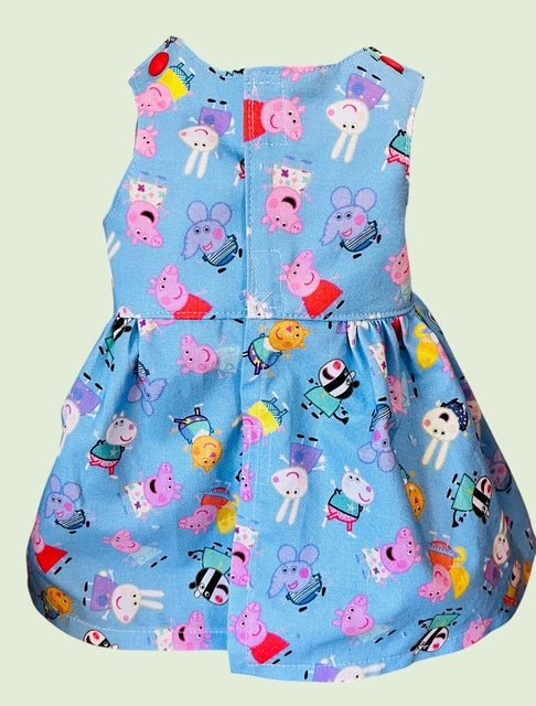 Piggy Playtime Doll Dress. Fits 43cm Baby Born Doll. - Image 7