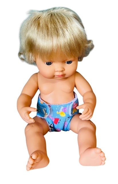 Piggy Playtime Doll Nappy. Fits 38cm MiniLand Doll. - Image 5