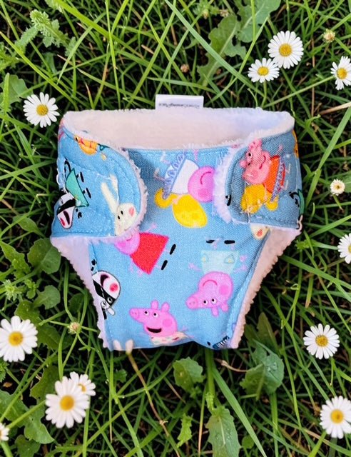 Piggy Playtime Doll Nappy. Fits 38cm MiniLand Doll. - Image 2