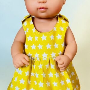 Sunshine Stars Doll Dress. Fits 32cm Minilands Doll (as shown