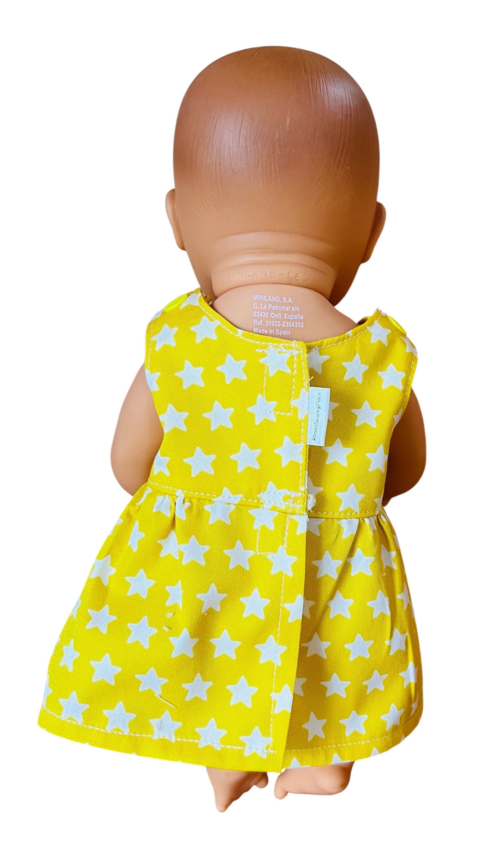 Sunshine Stars Doll Dress. Fits 32cm Minilands Doll (as shown - Image 2