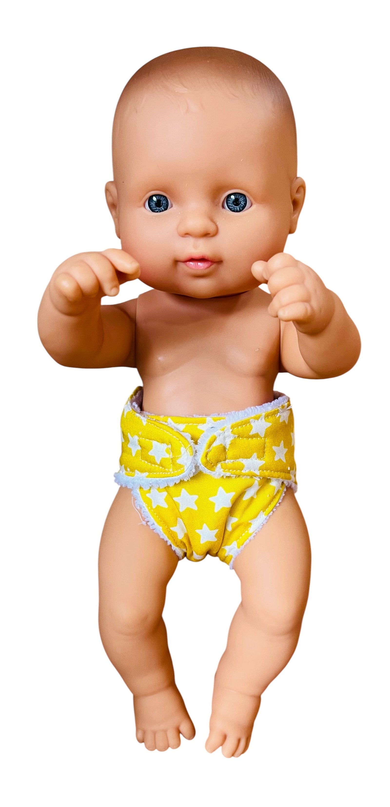 Sunshine Stars Doll Nappy. Fits 32cm MiniLands Doll (as shown) - Image 2