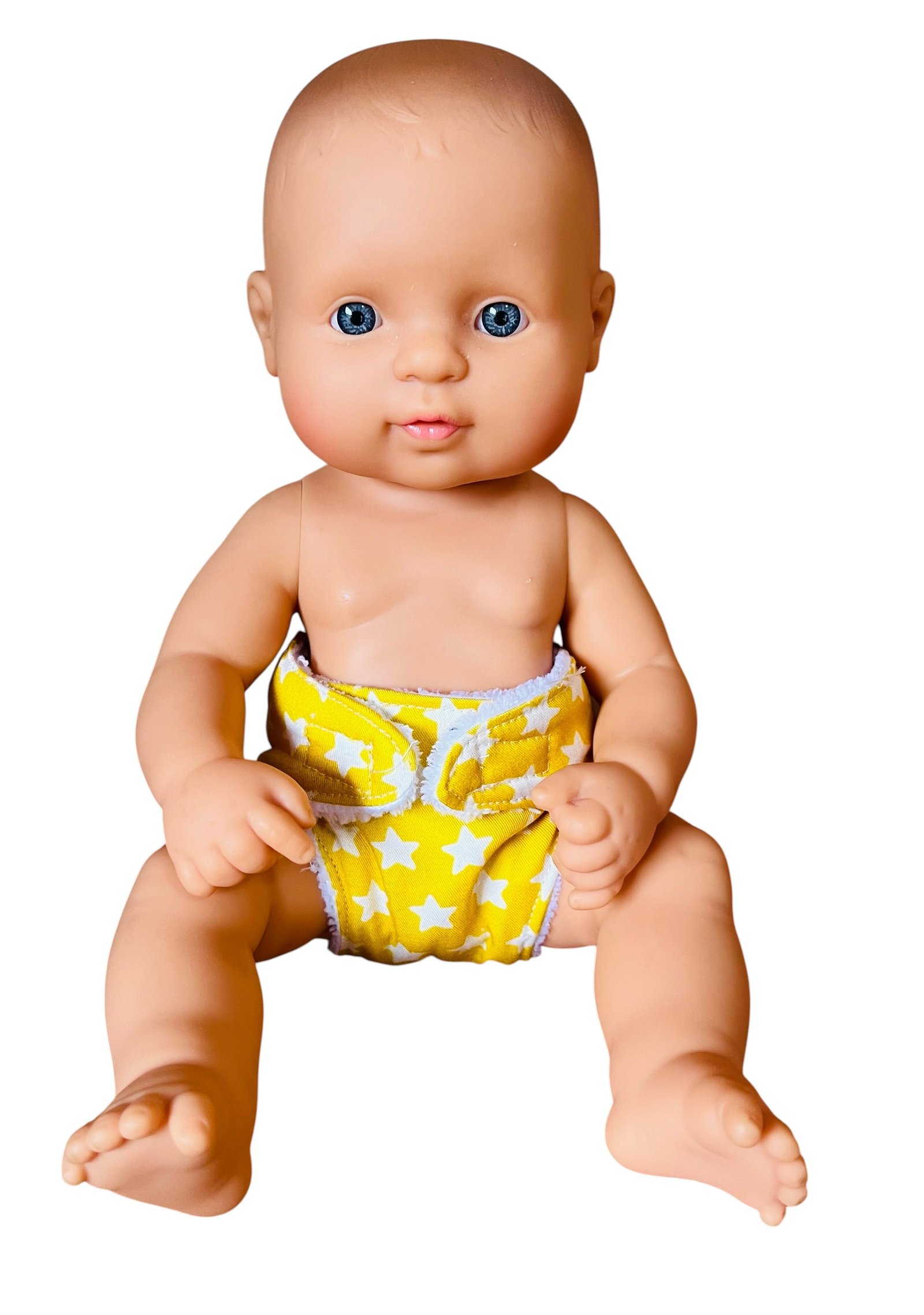 Sunshine Stars Doll Nappy. Fits 32cm MiniLands Doll (as shown) - Image 6