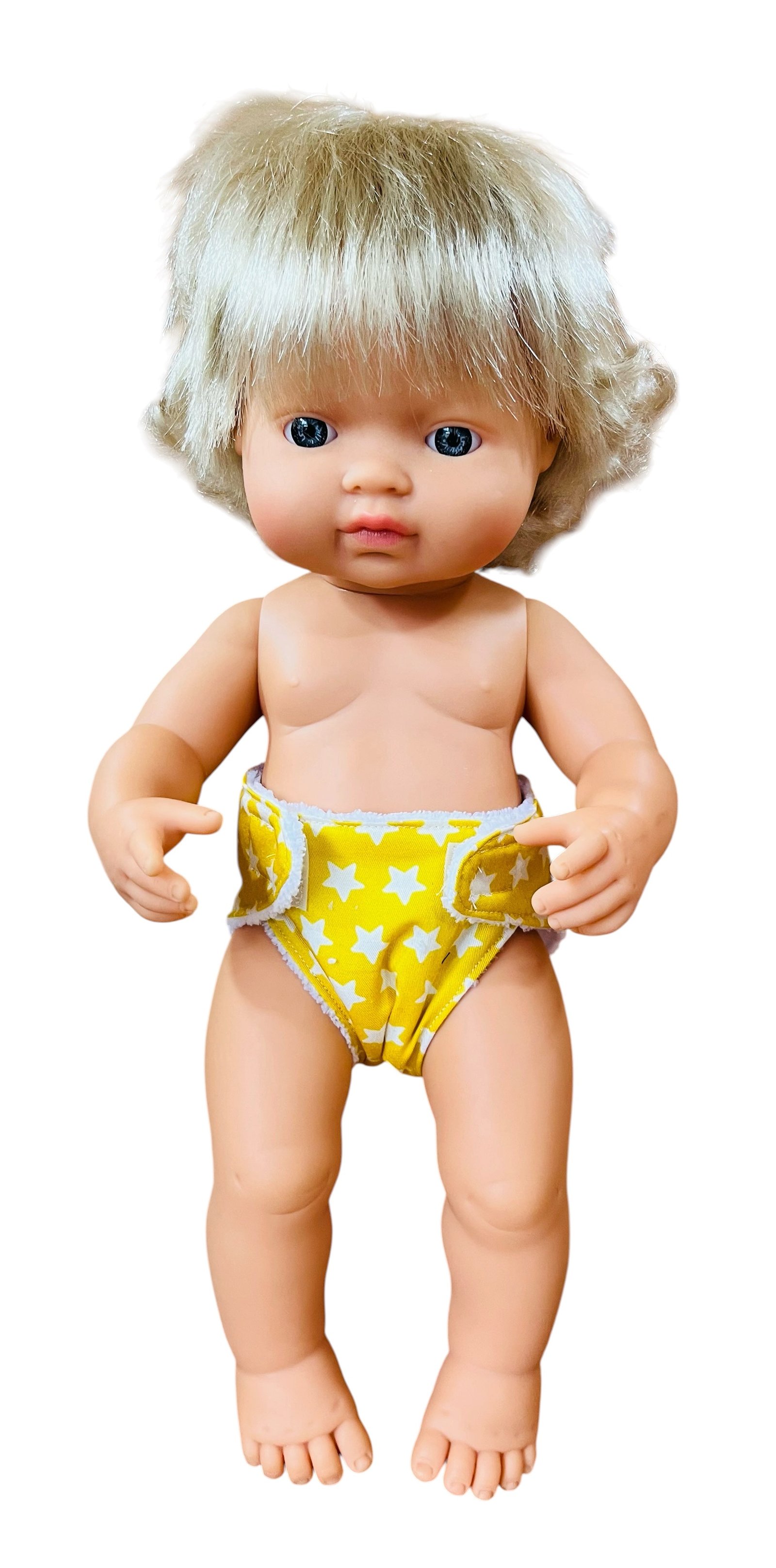 Sunshine Stars Doll Nappy. Fits 38cm MiniLands Doll - Image 2