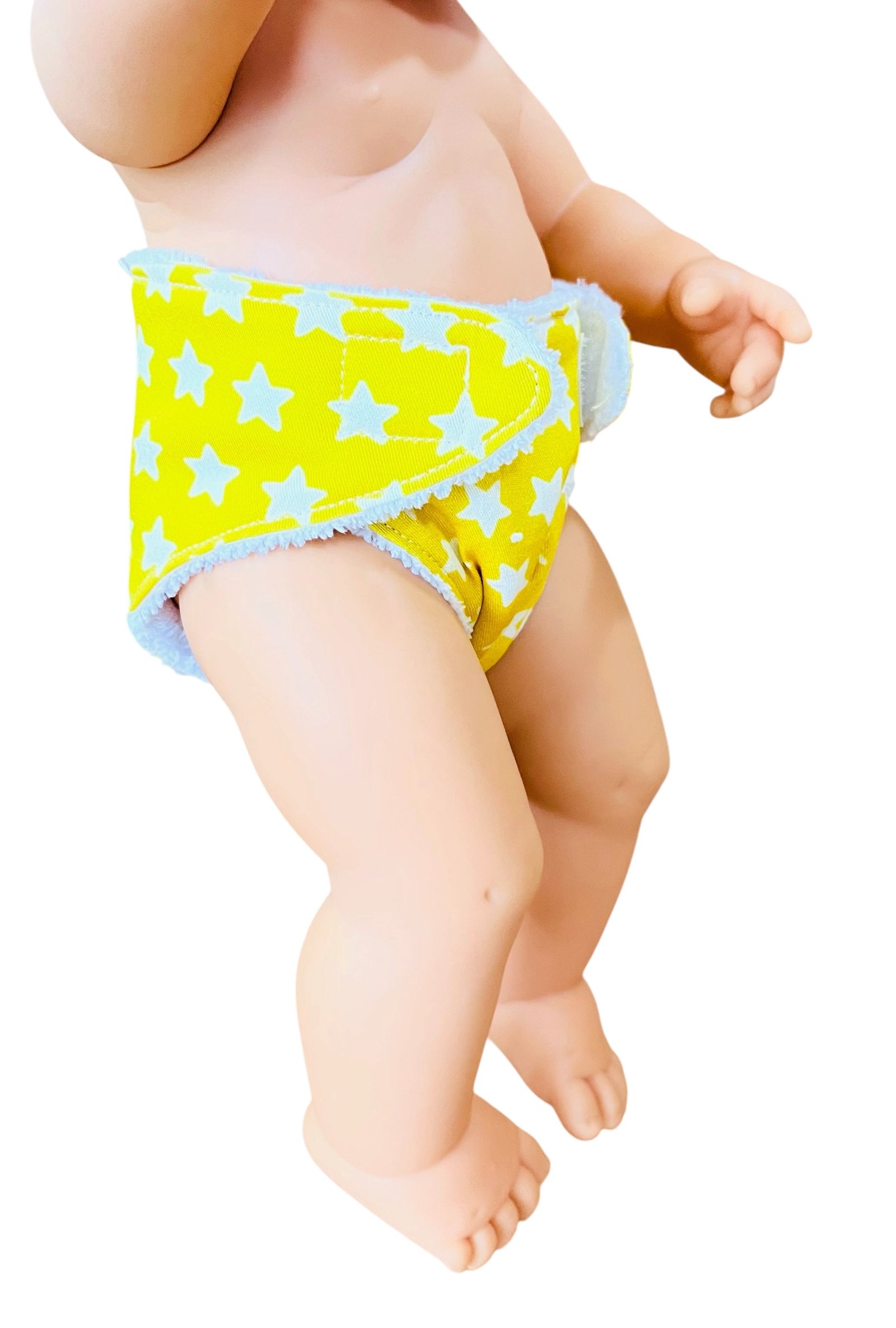 Sunshine Stars Doll Nappy. Fits 38cm MiniLands Doll - Image 4