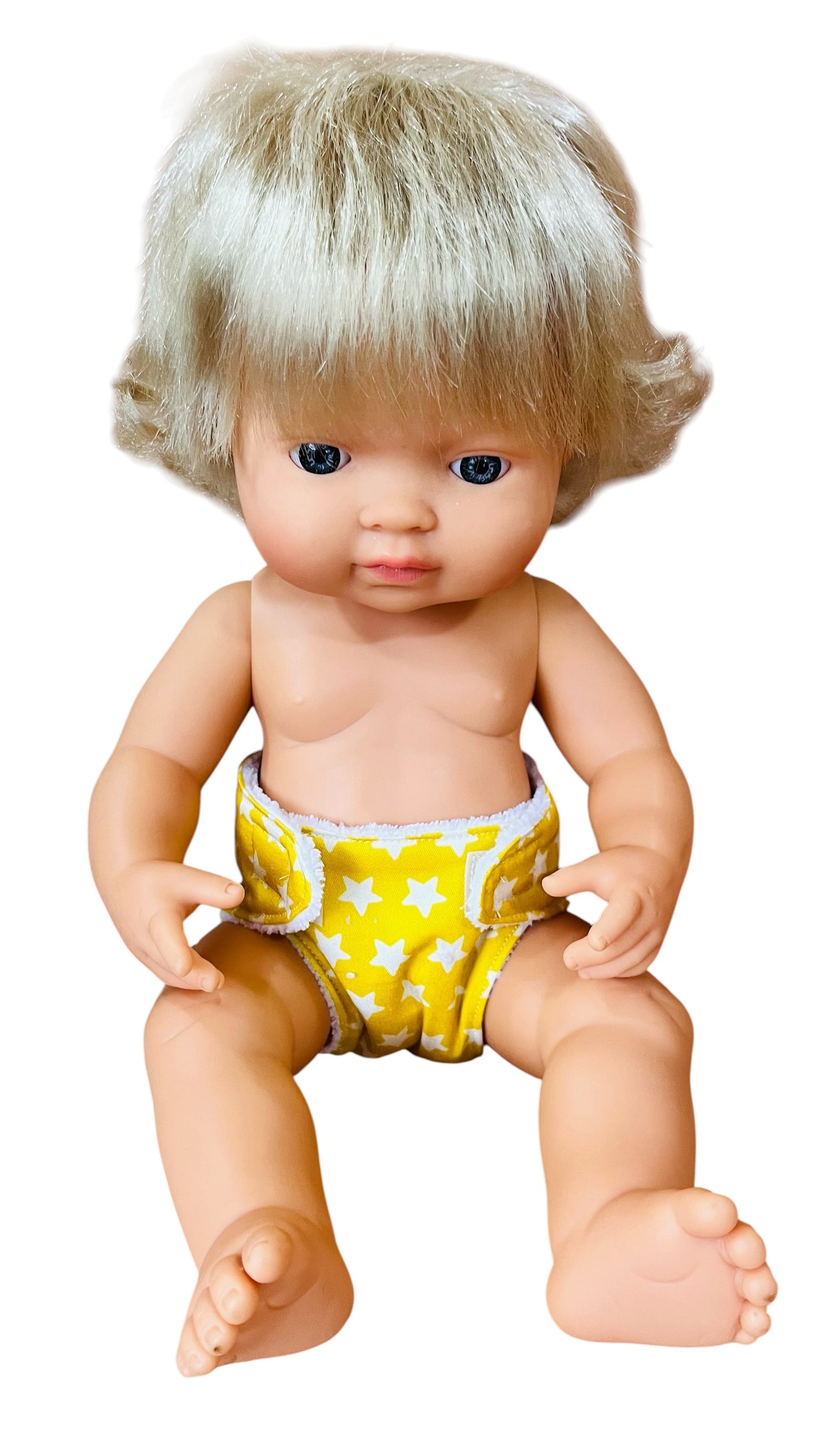 Sunshine Stars Doll Nappy. Fits 38cm MiniLands Doll - Image 5