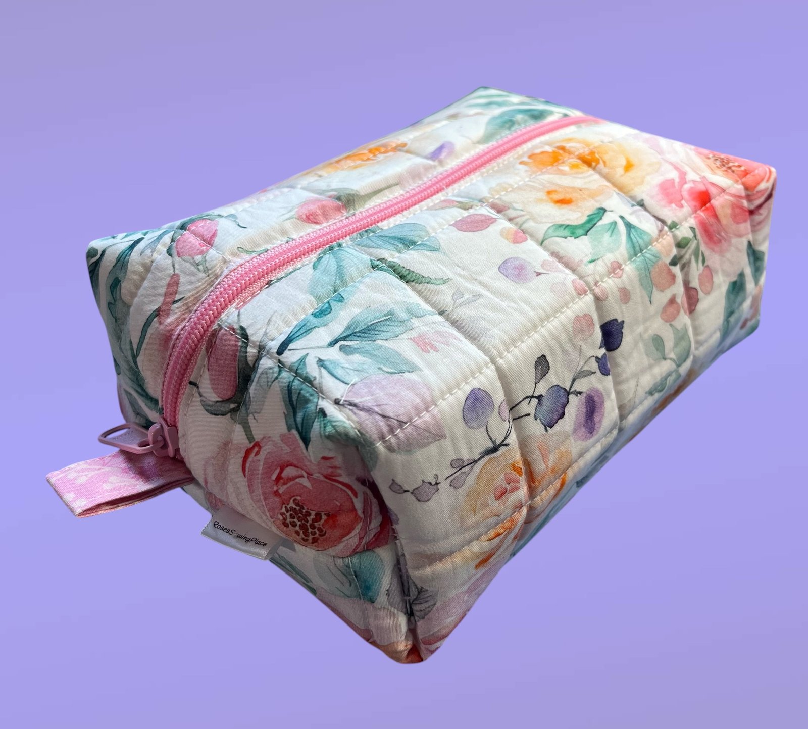 Zippered Boxy Pouch - Spring Meadow - Image 2