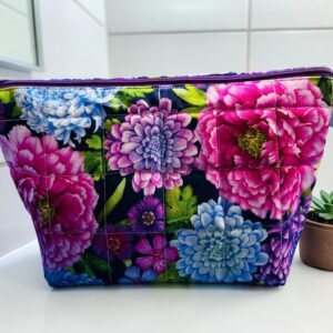 Zippered Pouch - Chrysanthemum Blooms