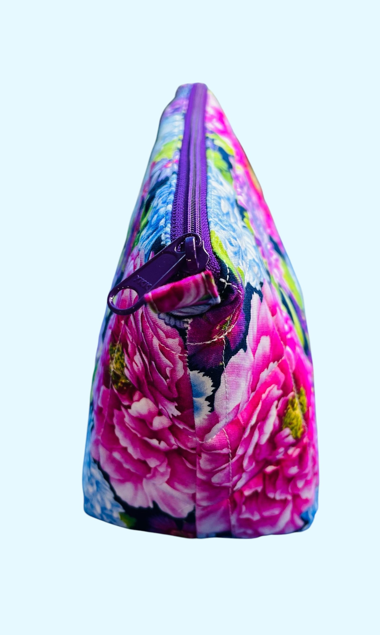 Zippered Pouch - Chrysanthemum Blooms - Image 3