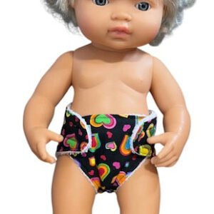 Happy Hearts Doll Nappy. Fits 38cm doll (as shown)