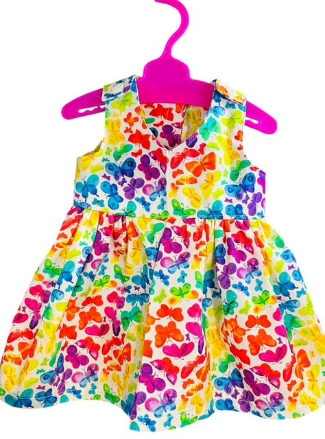 Butterfly Kisses Doll Dress. Fits 43cm Baby Born doll (as shown) - Image 11
