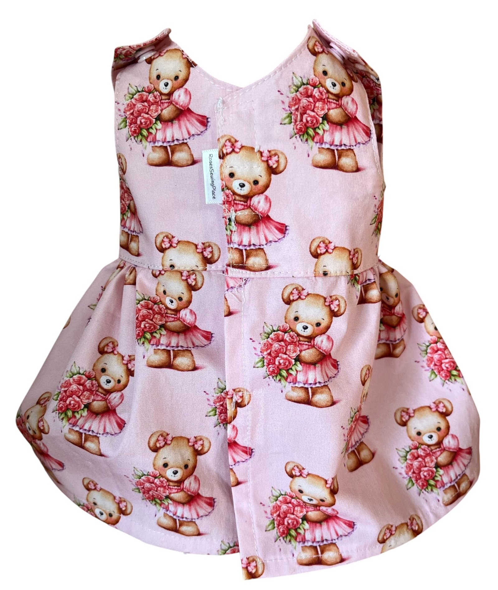 Blossom Bear Doll Dress. Fits 38cm Minilands doll. - Image 6