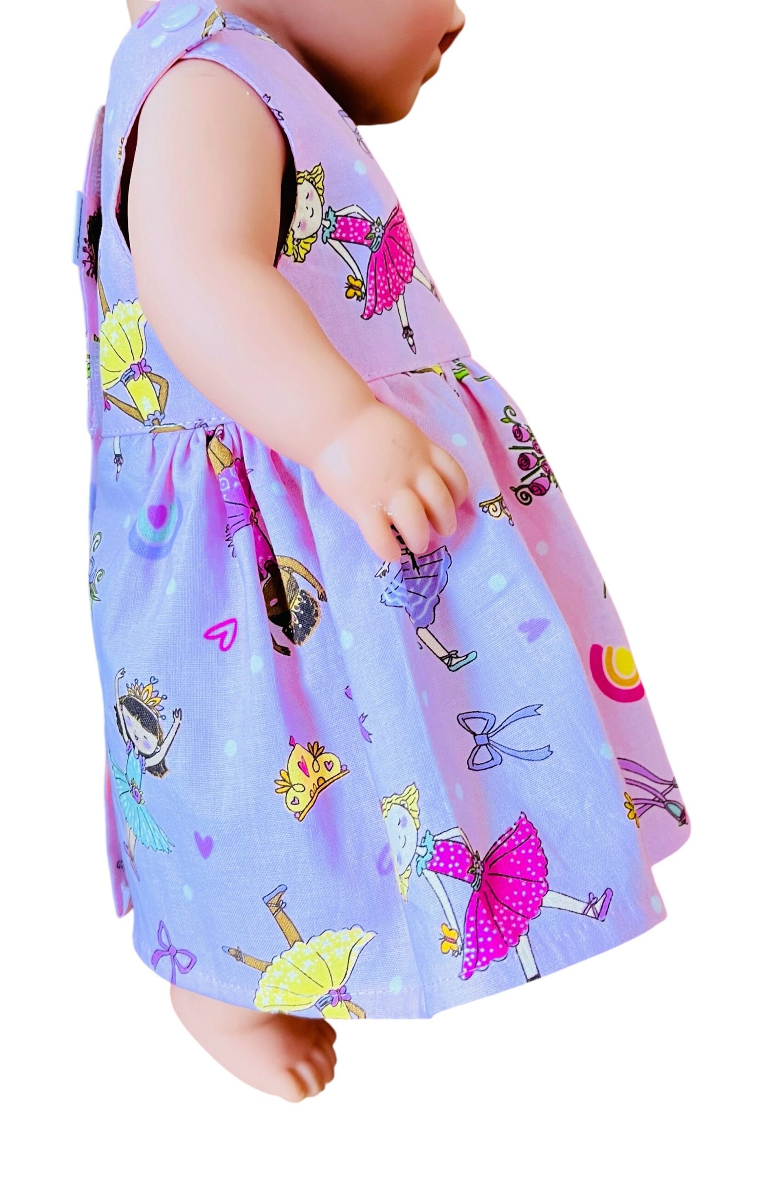 Ballerina Doll Dress. Fits 43cm Baby Born Dress - Image 3