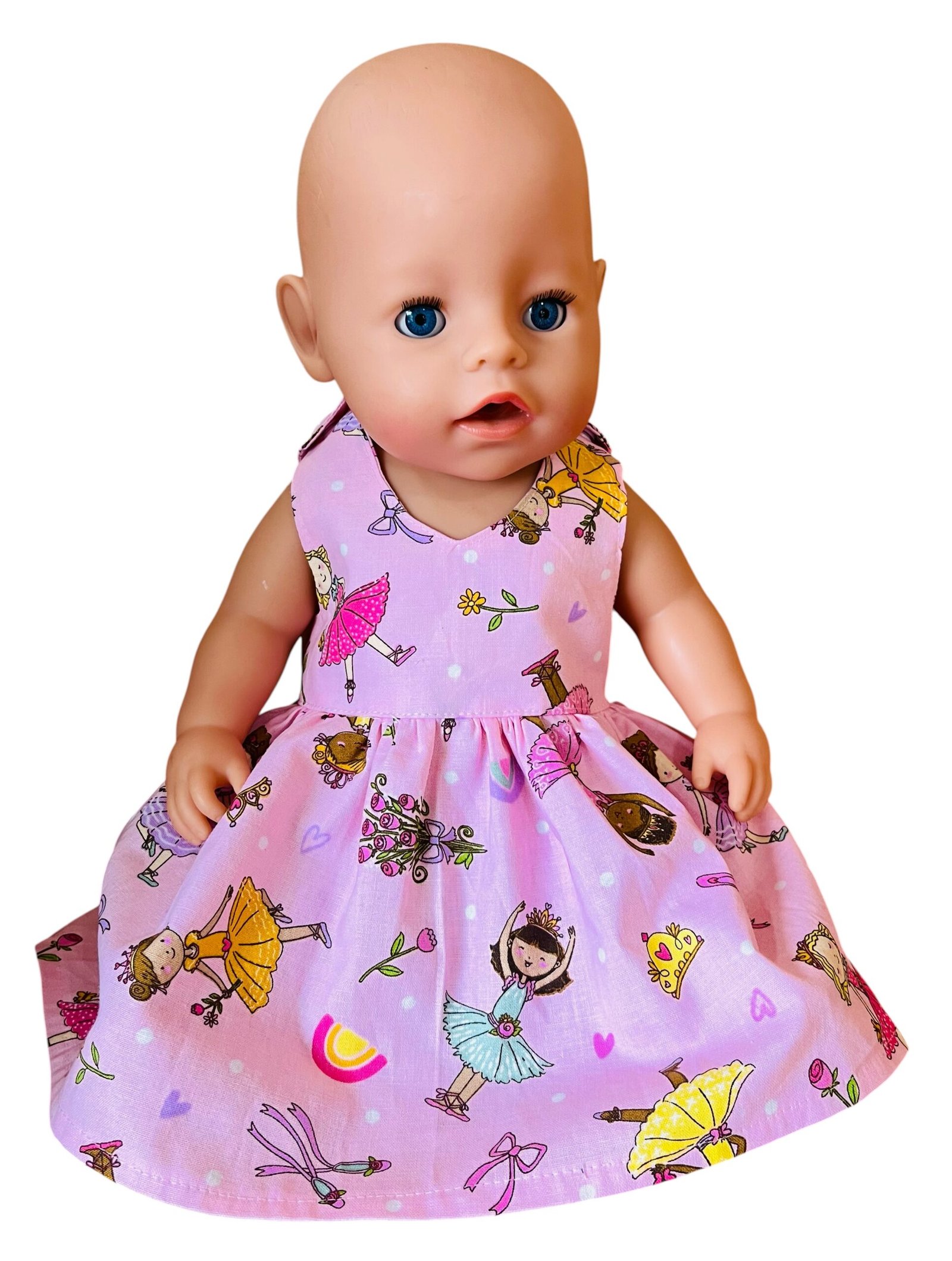 Ballerina Doll Dress. Fits 43cm Baby Born Dress - Image 4