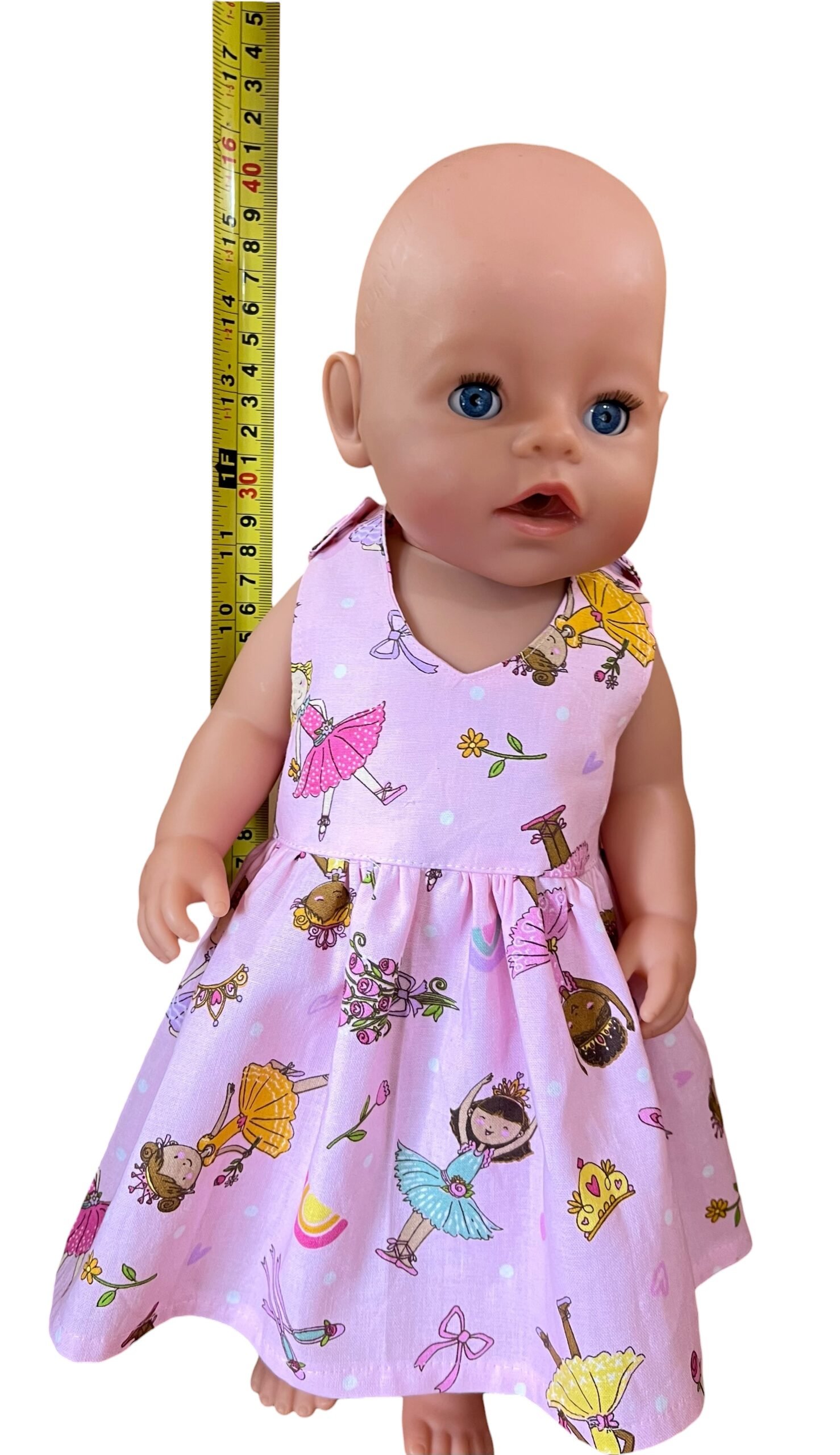 Ballerina Doll Dress. Fits 43cm Baby Born Dress - Image 5