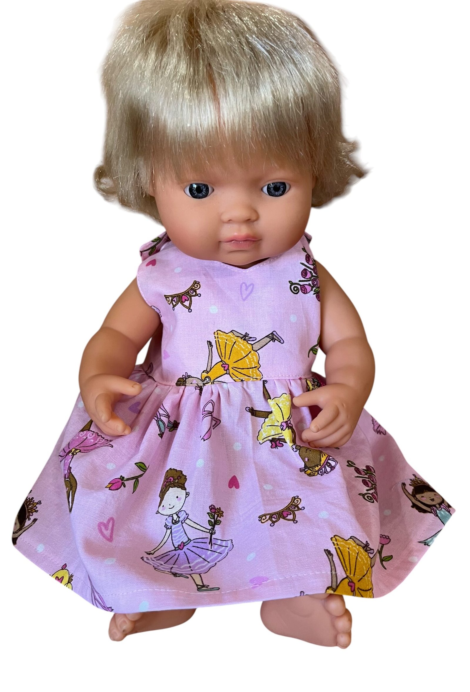 Ballerina Doll Dress. Fits 38cm Miniland Doll. - Image 4