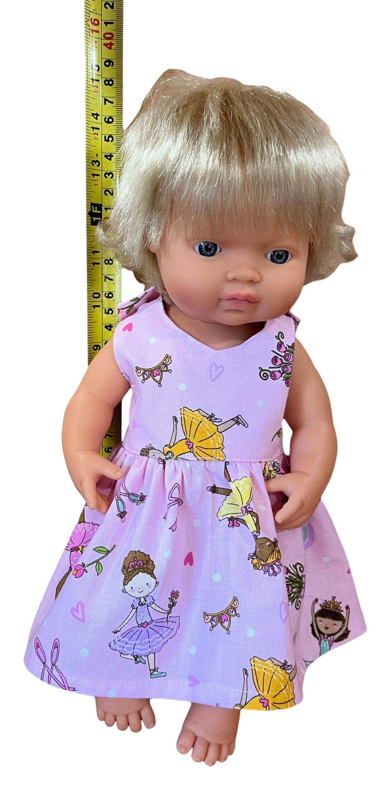 Ballerina Doll Dress. Fits 38cm Miniland Doll. - Image 5