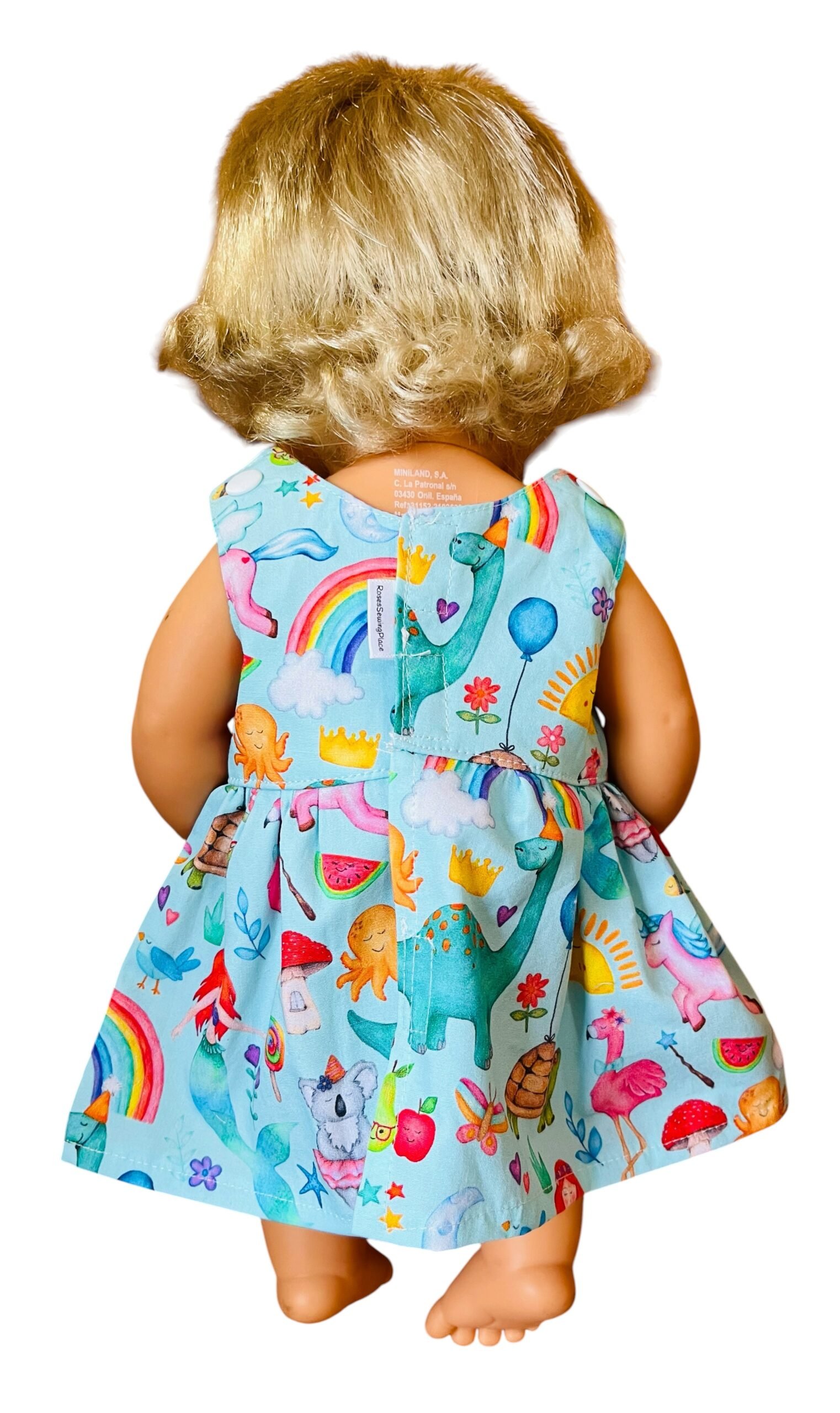 Enchanted Playtime Doll Dress. Fits 38cm Miniland Doll. - Image 2