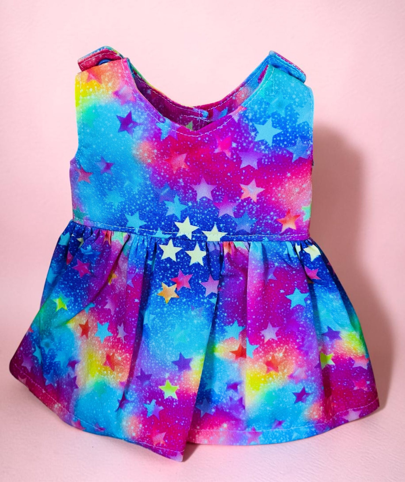 Colourful Twinkles Doll Dress. Fits 38cm Miniland Doll - Image 3